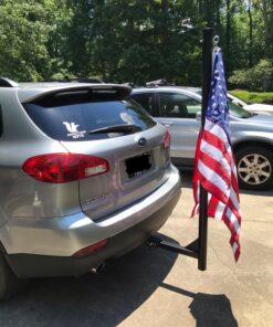 Camco Camper/RV Hitch Mount Flagpole Holder | Holds Flagpoles Up to 2.3” in Diameter & Fits Standard 2” Hitch Receivers | Powder-Coated Finish (51611) 39 81B3f7oY5NL 2