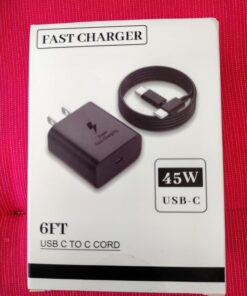 2023 New 45W Samsung Charger Type C Super Fast Charging USB C Android Charger for Samsung Galaxy S23 Ultra/S23/S23+/S22/S22 Ultra/S22+/Note 10/20/S20/S21, Galaxy Tab S7/S8, PPS Charger & 6ft C Cable 49 81B42fxcTzL