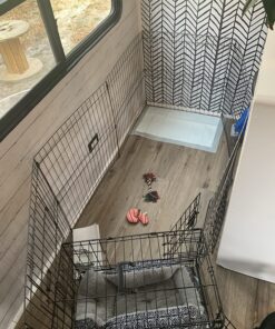 MidWest Homes for Pets Newly Enhanced Double Door iCrate Dog Crate, Includes Leak-Proof Pan, Floor Protecting Feet, Divider Panel & New Patented Features, Black X-Small 54 81B6oijiq6L 1