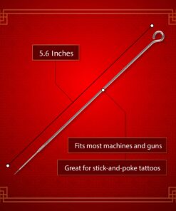 One Tattoo World 50-pcs Sterilized Tattoo Needles Individually Packed 3RL Round Liner, Perfect Precisions, Great for Stick and Poke Tattoos | OTW-50-3RL.1 27 81B7Cr3OK8L