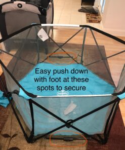 Summer Infant Pop ‘n Play Portable Playard, Green - Lightweight Play Pen for Indoor and Outdoor Use - Portable Playard with Fast, Easy and Compact Fold 41 81B7KBOc3CL