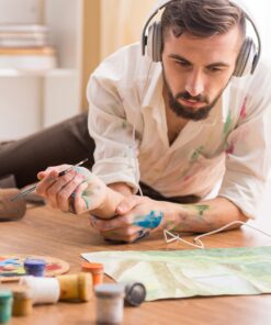 AIT Art Select Red Sable Detail Brush Set, 7 Pure Russian Sable Paint Brushes, Handmade in Germany for Crafting Exquisite Details Using Oil, Acrylic, or Watercolors 41 81B8tuRZljL