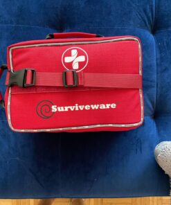 Surviveware Comprehensive Premium First Aid Kit Emergency Medical Kit for Trucks, Cars, Camping, Office and Sports and Outdoor Emergencies - Large 200 Piece Set Regular 49 81B8upZzTXL
