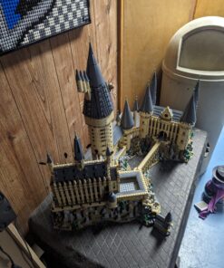 LEGO Harry Potter Hogwarts Castle 71043 Building Set - Model Kit with Minifigures, Featuring Wand, Boats, and Spider Figure, Gryffindor and Hufflepuff Accessories, Collectible for Adults and Teens Standard 78 81BAM2O8uL