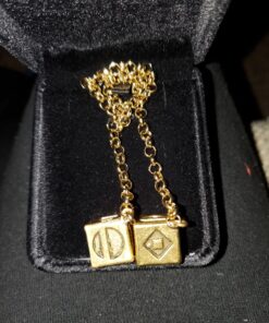 Custom 3d Stuff Antiqued Weathered Metal Han Solo Smuggler's Dice with box 53 81BB9GwTLOL