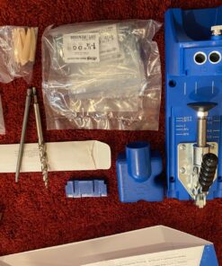 Kreg K4 Pocket Hole Jig - Adjustable, Versatile Jig for Strong Joints - Create Perfect, Rock-Solid Joints - Easily Adjustable Drill Guides - For Materials 1/2" to 1 1/2" Thick Pocket Hole System 63 81BBENT948L