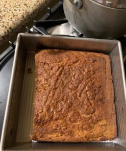 USA Pan Bakeware Square Cake Pan, 8 inch, Nonstick & Quick Release Coating, Made in the USA from Aluminized Steel 8-Inch 42 81BBSfRhHnL 3