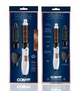 Conair Double Ceramic 3-in-1 Hot Air Brush, Dry as You Style 23 81BCBpkTy2L