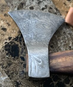 DIST AX-257, Custom Handmade Damascus Steel 13.00 Inches Axe - Gorgeous and Solid Rose Wood Handle 10 81BDOdkjlbL