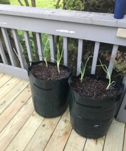 Upstreet Garden Grow Bags – 2 Pack Garden Bags to Grow Vegetables: Carrot, Tomato, Onion, Potato Planting Bags with Flap, Eco-Friendly, Heavy Duty Fabric Planting Pots 2 - Pack 40 81BDeoXtVTL