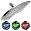 Dream Spa AquaFan 12 inch All-Chrome Rainfall-LED-Shower-Head with Color-Changing LED/LCD Temperature Display 50 81BDoZGiT L