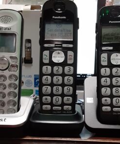 Panasonic DECT 6.0 Expandable Cordless Phone System with Answering Machine and Call Blocking - 3 Handsets - KX-TGE433B (Black) Easy Use 35 81BGTcXyRxL