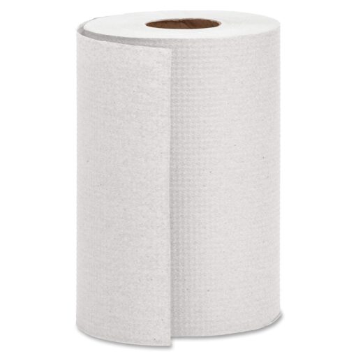 Genuine Joe GJO22300 Hard Wound Roll Towel, 350' Length x 7-8/9" Width, White (Case of 12)