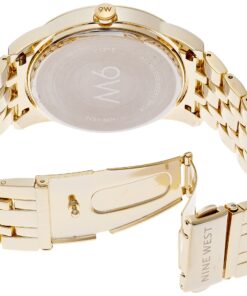 Nine West Women's Bracelet Watch Gold 19 81BGtIpjU0L