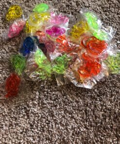 Adorox 72 Pieces Vinyl Glitter Sticky Hands Party Favor Birthday Gifts Toys Goodies (1 1/4" Long) 40 81BH3hYdOL