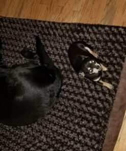 Furhaven Orthopedic Dog Bed for Large Dogs w/ Removable Washable Cover, For Dogs Up to 95 lbs - Ultra Plush Faux Fur & Suede Mattress - Chocolate, Jumbo/XL Ultra Plush Curly Faux Fur (Chocolate) 40.0"L x 32.0"W x 4.0"Th Orthopedic Foam 51 81BHFqr6PL 1