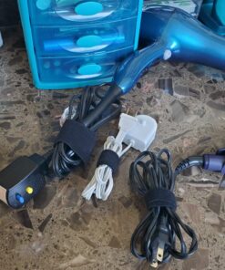 VELCRO Brand ONE-WRAP Double Sided Roll | 45 Ft x 1-1/2 In | Cut to Length Straps Heavy Duty | Bundling Ties Fasten to Themselves for Secure Hold, Black (91881) Hook and Loop Straps 38 81BHHVfN0L