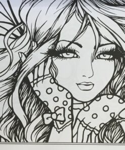 Sweet & Simple Whimsy Girls: Mermaids and More to Color 59 81BI08uh9lL