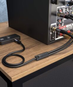 KabelDirekt – RCA to Jack 3.5 Adapter Cable – 15 ft – Versatile Plug-and-Play Audio Cable (Aux/3.5mm to 2X RCA for Connection to Smartphone, Tablet, Home Theater, soundbar, TV, Notebook, MP3) 15 feet 18 81BJUaqT3vL