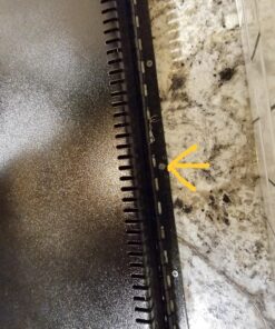 Camco Camper/RV Stove Top Cover | Features Hinged Design for Easy Access to Front Burners & Fits Most 3 or 4 Burner RV/Boat Stoves | Crafted of 20-Gauge Steel w/Powder-Coated Finish | Black (43554) 38 81BMGsNzl4L 1