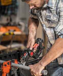 Worx 20V AXIS 2-in-1 Cordless Reciprocating Saw & Jig Saw, Orbital Cutting Reciprocating Saw, Pivoting Head Jigsaw Tool with Tool-Free Blade Change, Power Share WX550L – Battery & Charger Included 20V Battery + Charger Included 37 81BMNPyrICL 1