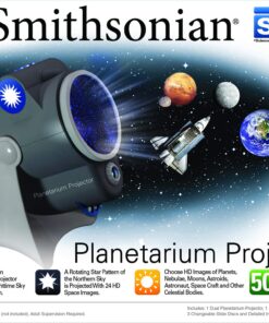 Smithsonian Optics Room Planetarium and Dual Projector Science Kit, Black/Blue, Age 8 and Up 7 81BMV7mnPyL