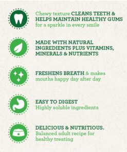 GREENIES Original Regular Natural Dog Dental Care Chews Oral Health Dog Treats, 36 count (Pack of 1) Chicken 36 Count (Pack of 1) 31 81BMsT6KONL