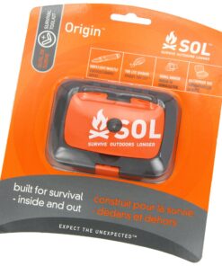 S.O.L. Survive Outdoors Longer Origin, Multi-Function Ultimate Survival Tool, Waterproof & Lightweight Case, Compact Outdoor Emergency Gear Kit, Buck Tilton Lifesaving Tips & Techniques, 6.25oz 38 81BOe8OK83L