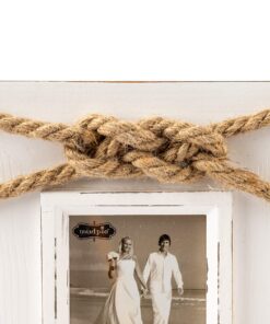 Alternative view of Mud Pie Tying The Knot Frame, Gold, 3x3