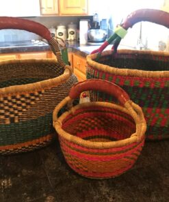 AFRICAN MARKET BASKET African Round Basket, 1 EA 53 81BOuB6pIjL