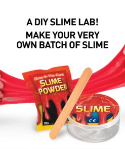 NATIONAL GEOGRAPHIC Mega Slime Kit & Putty Lab - 4 Types of Slime Plus 4 Types of Putty Including Magnetic Putty, Slime Kit for Boys and Girls, Sensory Putty Toy & Science Kit (Amazon Exclusive) 27 81BPqiYDS1S