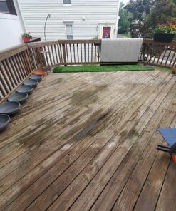 Yaheetech 27PCS Interlocking Patio Deck Tiles 12 x 12in Wood Floor Tiles Outdoor Flooring for Patio Garden Deck Poolside Brown Brown-straight 47 81BT1VoGBZL