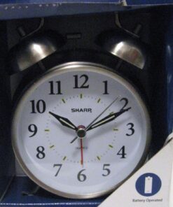 Sharp SPC800 Quartz Analog Twin Bell Alarm Clock (Silver) 28 81BUoLZK97L