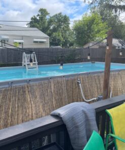 Intex 24ft X 12ft X 52in Ultra Frame Rectangular Pool Set with Sand Filter Pump, Ladder, Ground Cloth & Pool Cover 24ft X 12ft X 52 65 81BVK6V8b5L 2