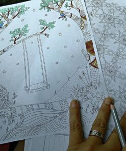 Adult Coloring Books: Whimsical Journey Coloring Books for Adults Relaxation (Flowers, Landscapes and Fairies) 26 81BVlW04k4L