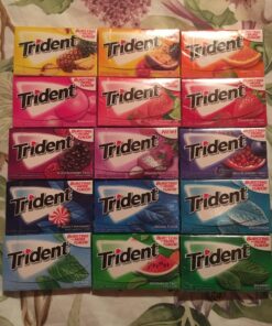 Trident Sugar Free Chewing Gum Variety Pack of 15 (Assorted Flavors) 19 81BXInhg9ZL