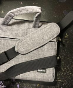 Qishare Laptop Case Laptop Shoulder Bag 11.6-12" Gray Lines 99 81BXj qwgL
