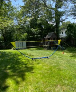 EastPoint Sports Easy Setup Badminton Set - Backyard Outdoor Game for Family Fun - Includes 2 Racket & 2 Shuttlecocks 42 81BZ9v1KEDL