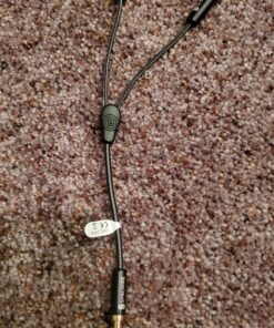 Syncwire Headphone Splitter, Nylon-Braided Extension Cable Audio Stereo Y Splitter (Hi-Fi Sound), 3.5mm Male To 2 Ports 3.5mm Female Headset Splitter for Phone, PS4, Switch, Tablets & More Black 50 81BZAF1nF7L 2