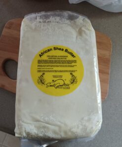 SmellGood Raw Unrefined Ivory Shea Butter TOP Grade From Ghana 5 lbs- SOFT 5 Pound (Pack of 1) 44 81Ba1l75fFL