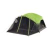 Coleman Carlsbad Dark Room Camping Tent with Screened Porch, 4/6 Person Tent Blocks 90% of Sunlight and Keeps Inside Cool, Weatherproof Tent with Easy Setup and Screened-In Porch 6-person 2 81Ba8MxmJDL
