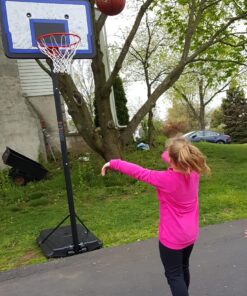 Lifetime Height Adjustable Portable Basketball System, 44 Inch Backboard 44 81Baons5FsL