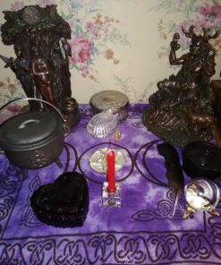 CircuitOffice Cast Iron Cauldron 4 1/2" Diameter Triquetra 25 81BbMyj4utL