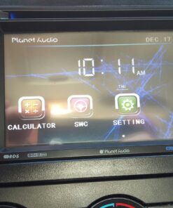 Planet Audio P9640B Car Audio Stereo System - 6.2 Inch Double Din, LCD Touchscreen, Bluetooth Audio and Hands-Free Calling, CD Player, DVD, USB, SD, AUX in, AM/FM Radio Receiver 56 81Bcd1WgeZL