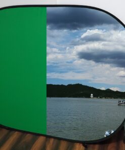 Fancierstudio 2 in 1 Chromakey Green Screen Chromakey Blue Screen Collapsible Backdrop Collapsible Reversible Background 5'x7' Chroma-Key Blue/Green By Fancierstudio RE2010 BG 32 81BcnY8l3kL