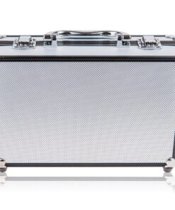 SHANY Carry All Makeup Train Case with Pro Makeup Set, Makeup Brushes, Lipsticks, Eye Shadows, Blushes, Powders, and more - Reusable Makeup Storage - Premium Gift Packaging - Silver 27 81Bd5M ZuL