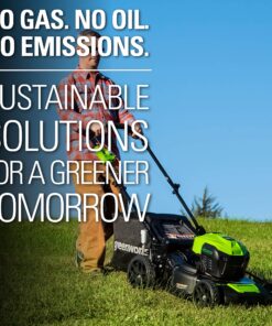 Greenworks 40V 21" Brushless Cordless (Push) Lawn Mower (75+ Compatible Tools), 5.0Ah Battery and Charger Included 21" Mower (5.0Ah) 41 81Bd99q5TkL