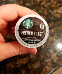 Starbucks K-Cup Coffee Pods—Dark Roast Coffee—French Roast for Keurig Brewers—100% Arabica—4 boxes (96 pods total) 34 81BdW14So8L