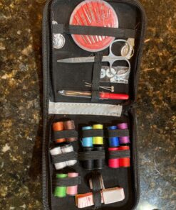 Embroidex Sewing Kit for Home, Travel & Emergencies - Filled with Quality Notions Scissor & Thread - Great Gift 51 81BdpaUz66L