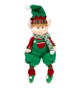 Elf Plush Christmas Stuffed Dolls, Set of 2 - 12" Boy and Girl Elves Holiday Cute Plush Shelf Toys - Fun Kids Buddy Figurine Decorations, Christmas Winter Holiday Party Festive Decor and Gift Exchange 31 81Bf4bsSIL 1
